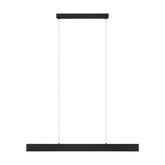 Hot Sale! CLIMENE 2 Black LED Linear Pendant Light for Dining Table or Kitchen Island