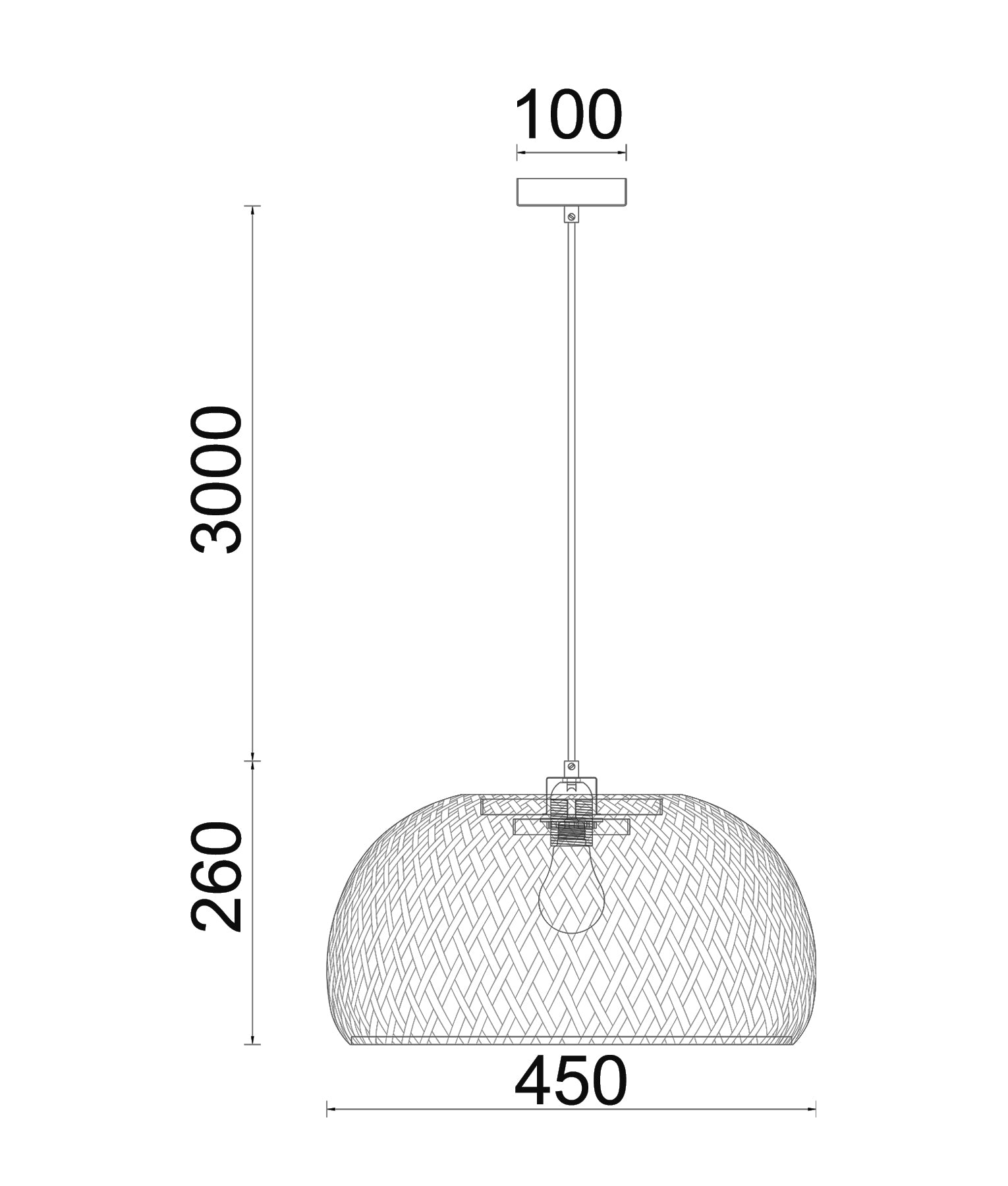 Hot Deal! Bohemian Large Natural Bamboo Pendant Light for Interior