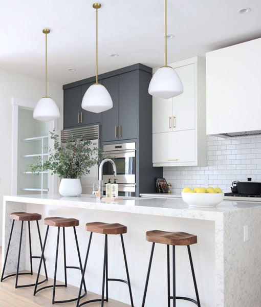 Exclusive Offer! CIOTOLA Interior Frosted Glass Medium Tipped Dome Pendant Lights