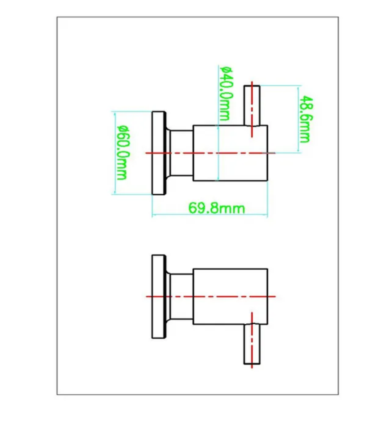 Hot Sale! Chrome PAVIA Wall Top Set Assembly for Bathroom