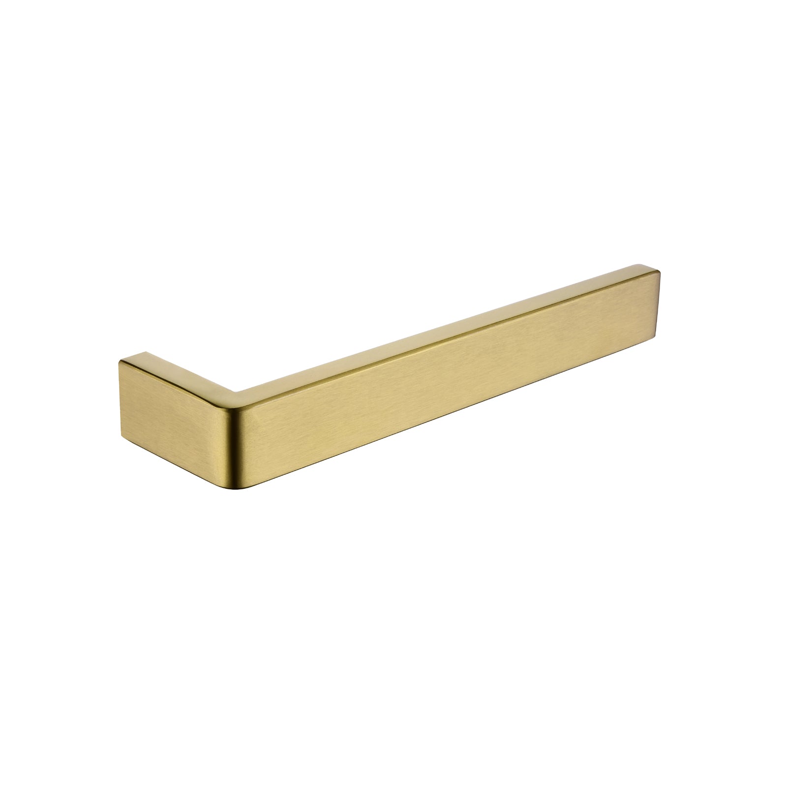 Hot Deal! 200mm Cavallo Square Brushed Yellow Gold Single Towel Bar