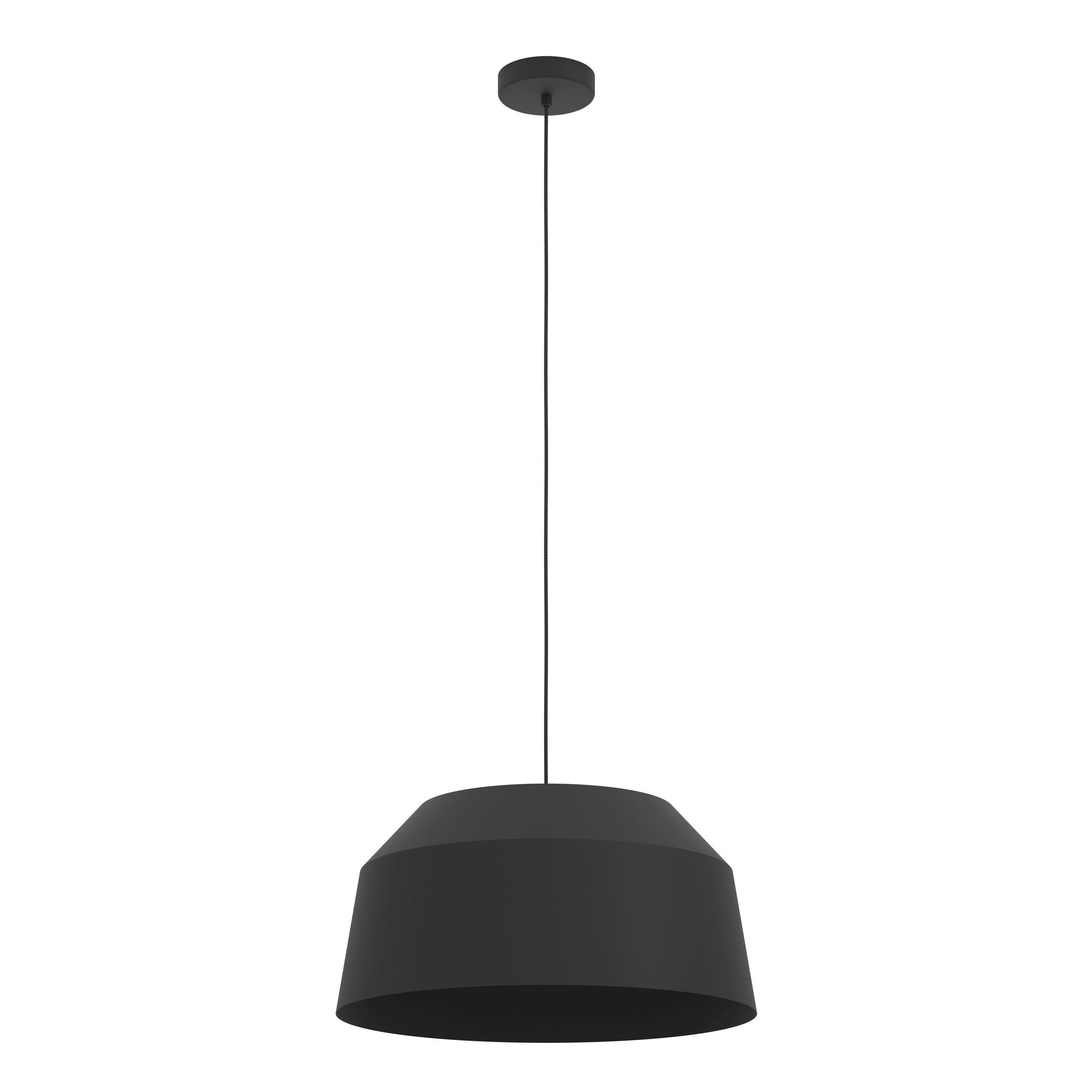 Minimalistic Black Steel CONTRISA Pendant Light for Modern Interiors