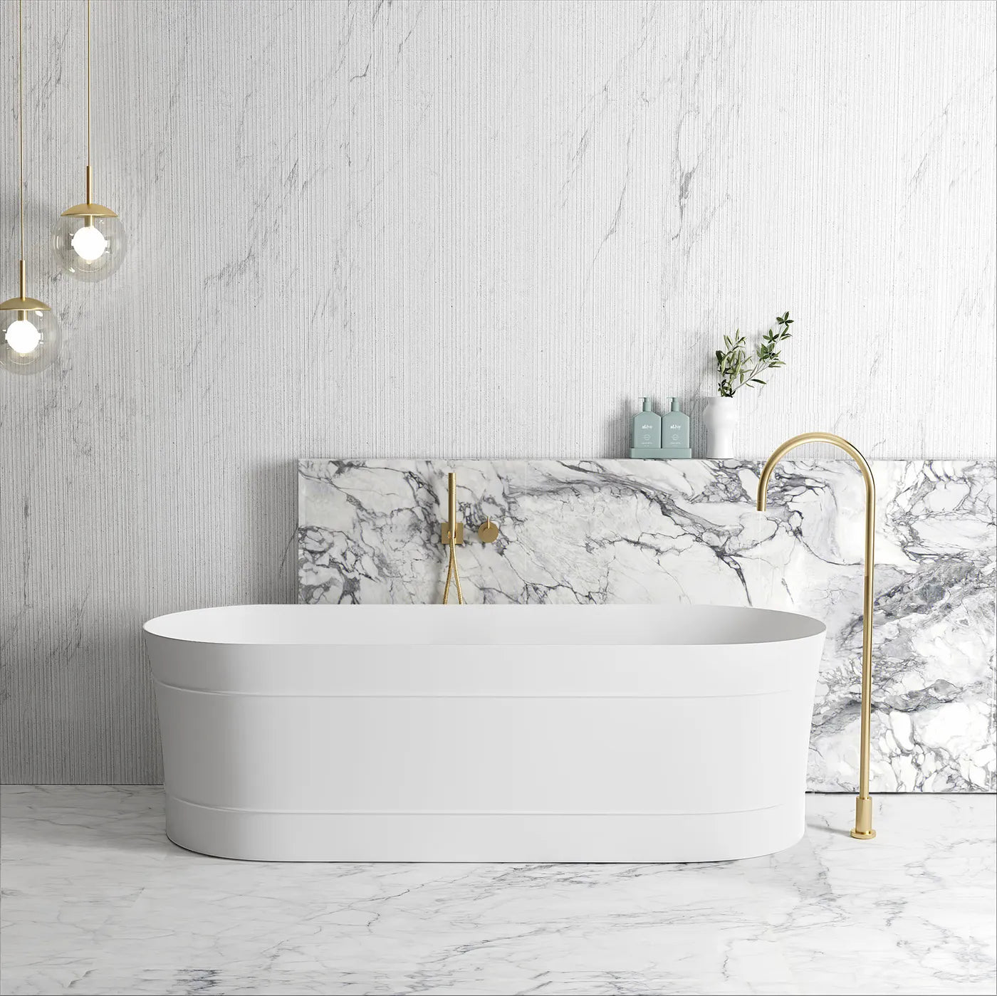 Exclusive Offer! Coogee Freestanding Non - Overflow Bathtub for Modern, Victorian & Hamptons Bathrooms