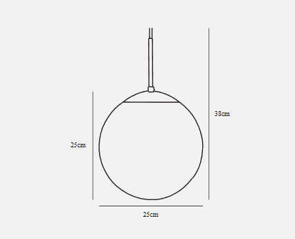 Nordlux Opal White Glass Pendant Light - Cafe 25 Style