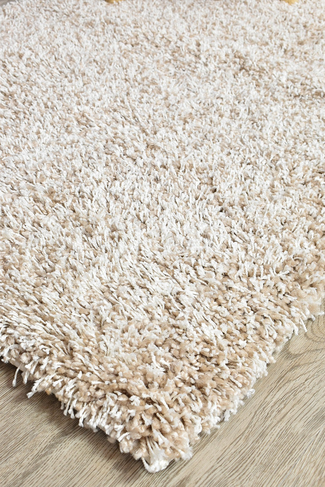 Hot Sale Palma Beige Polypropylene Runner Rug with Soft Touch and 45mm Pile