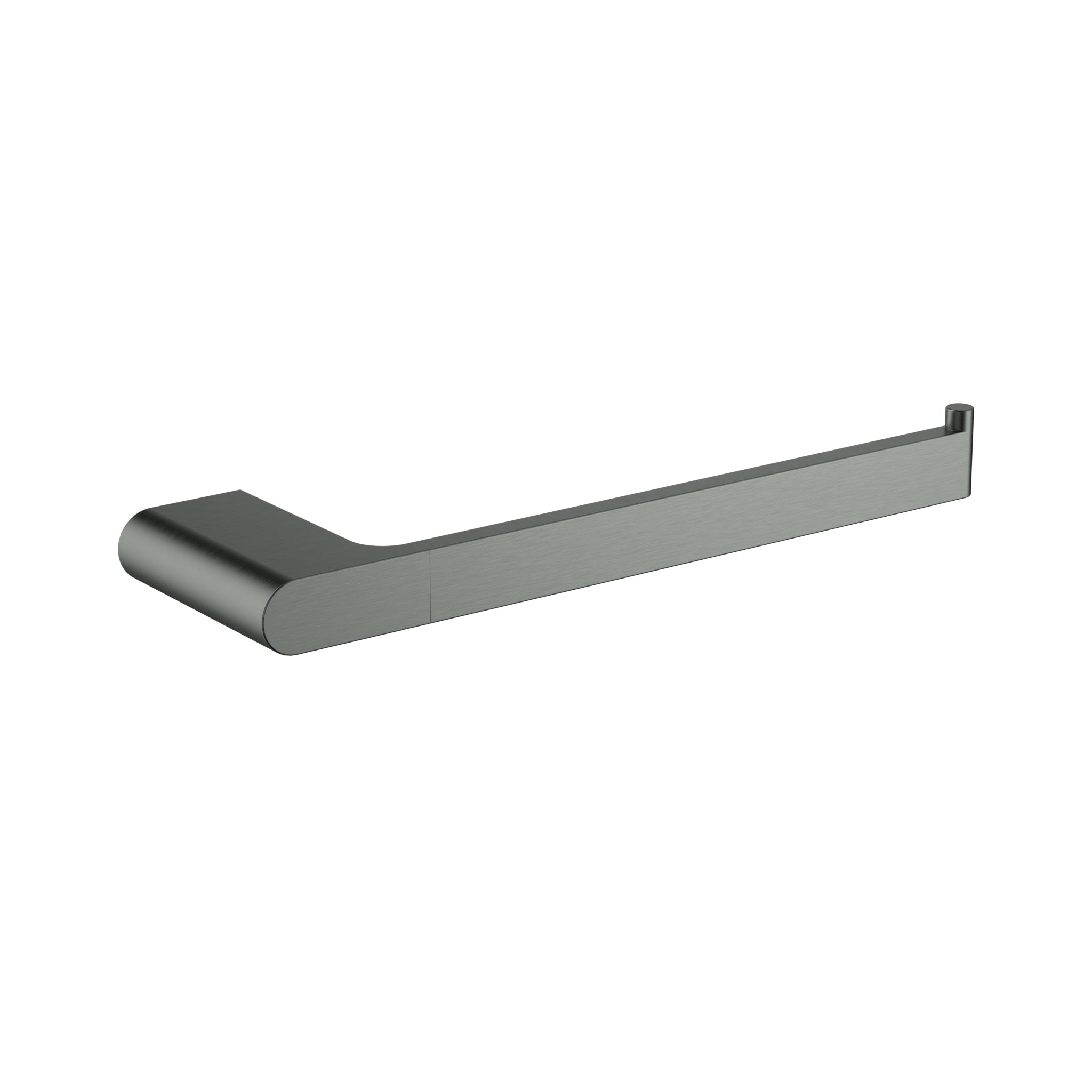 Brushed Gun Metal Cora Towel Bar - Durable Brass & Zinc Alloy