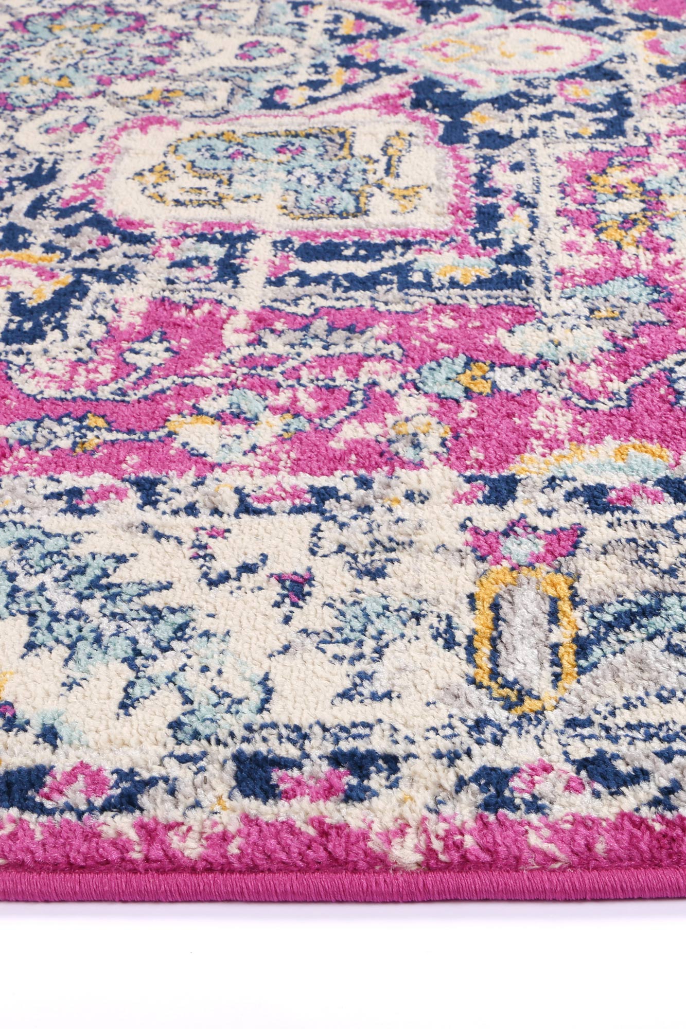 Hot Deal! Palermo Turin Vibrant Pink Rug