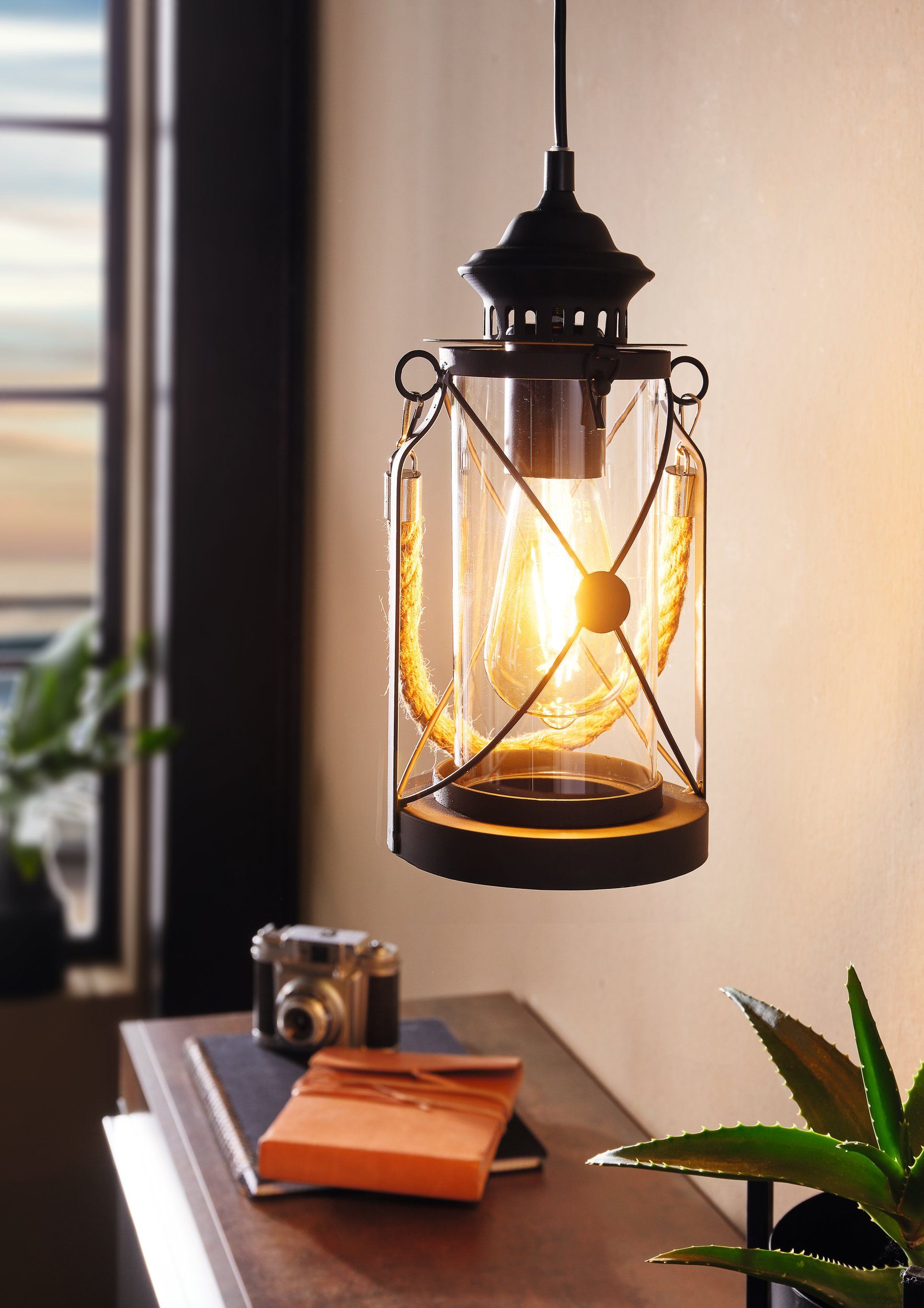 Hot Sale! BRADFORD 13 Steel Black Pendant Light for Vintage Ambiance