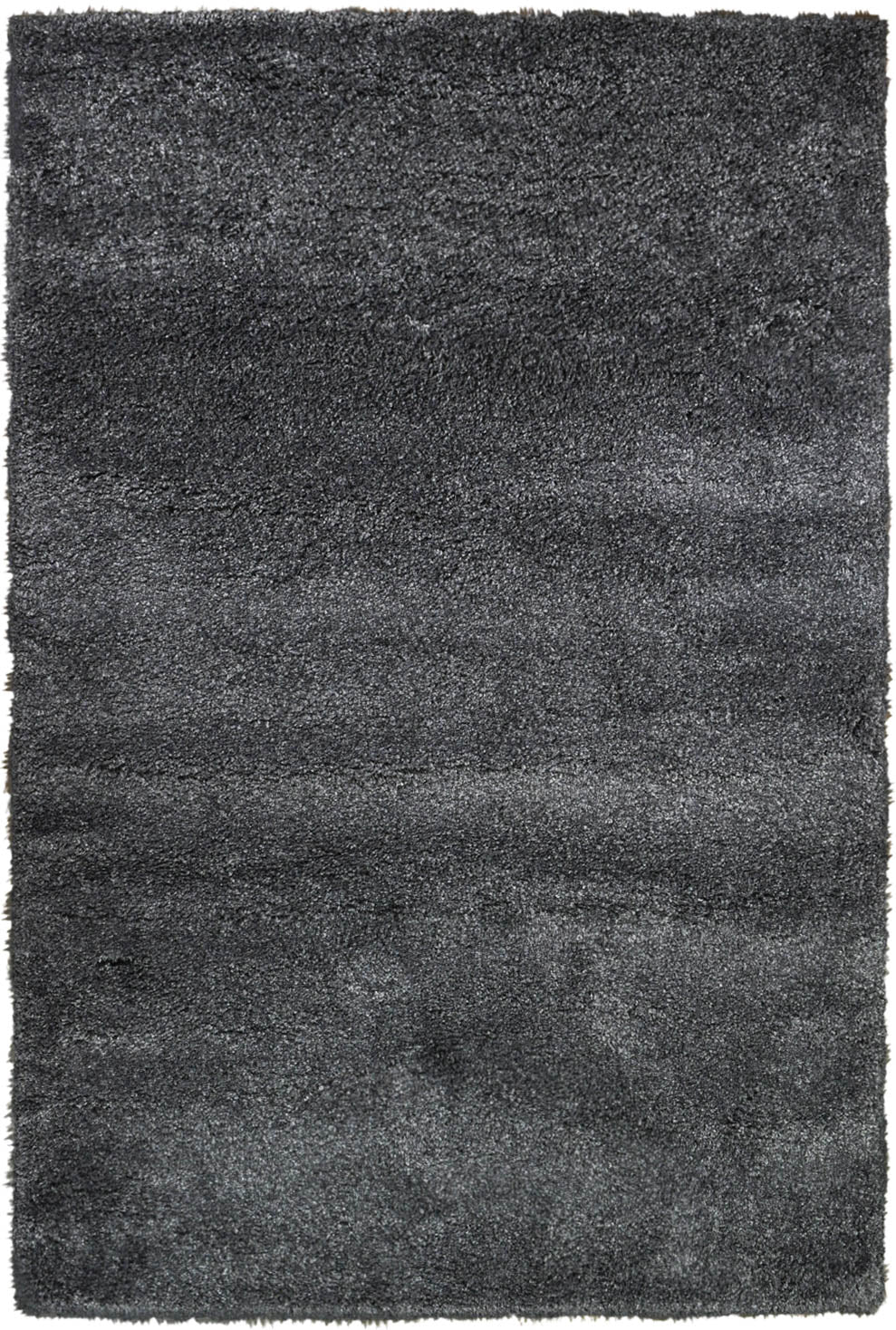 Stylish Palma Anthracite Polypropylene Rug with Soft and Dense Pile