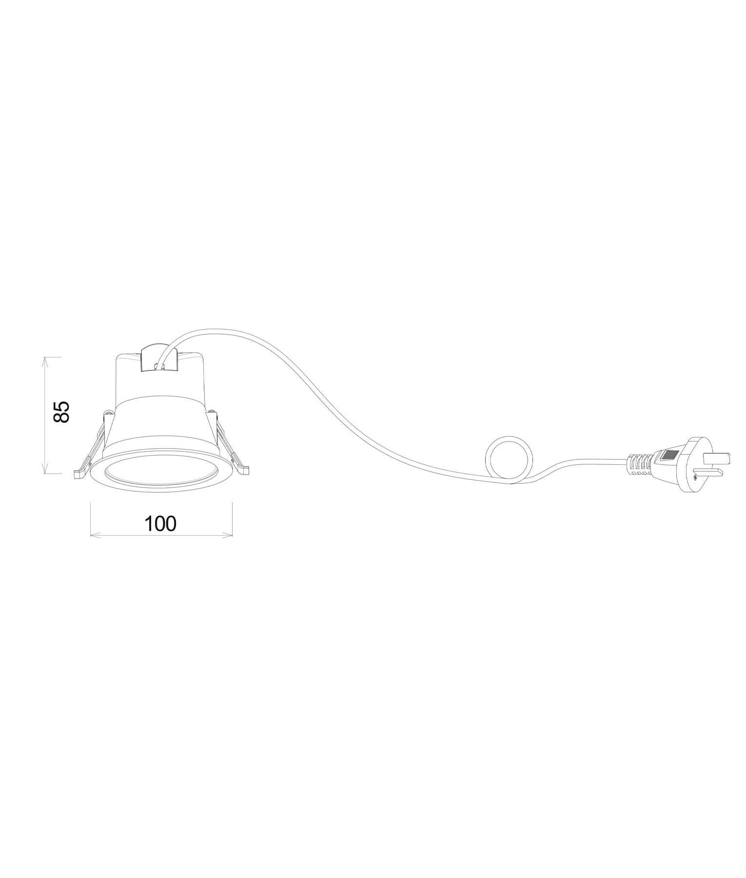COMET LED Tri - CCT Dimmable Recessed Downlights: Great Value with 3 - Year Warranty