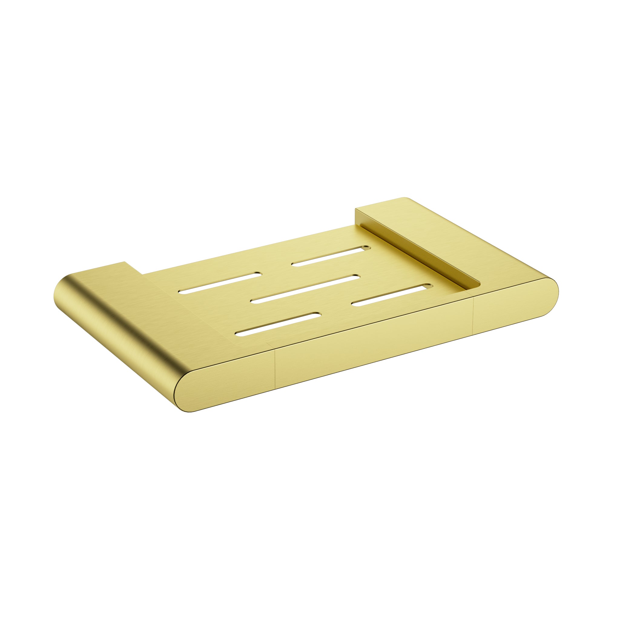 Brushed Gold Cora Soap Holder - Premium Brass & Zinc Alloy
