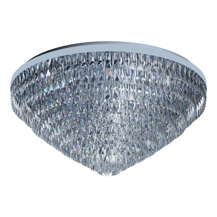 Hot Sale! VALPARAISO1 93 Crystal Chrome Ceiling Light
