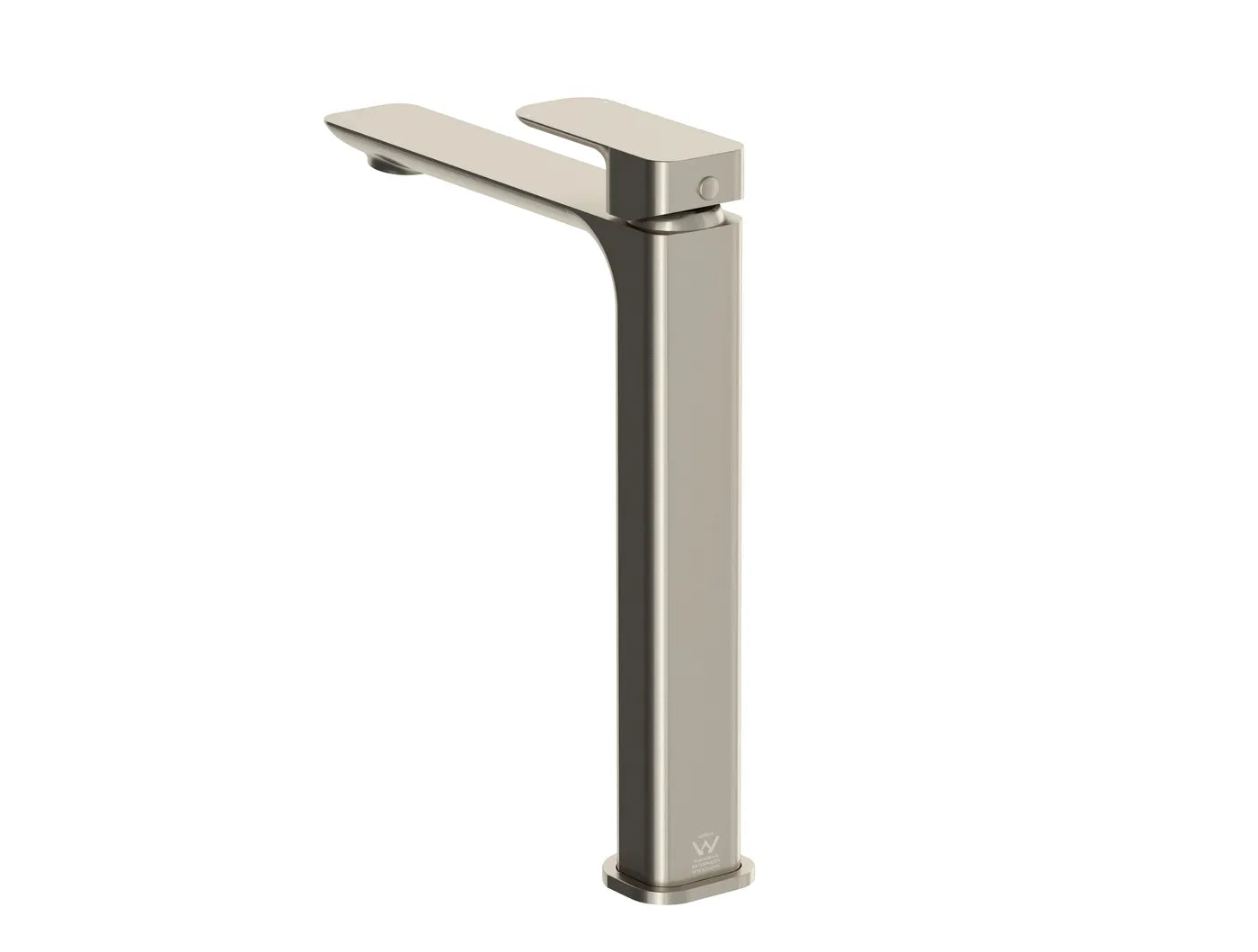 Brushed Nickel Oskar Tall Basin Mixer with Durable Finish