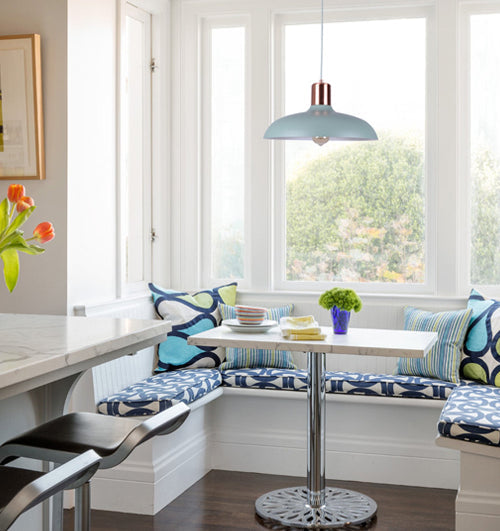 Scandinavian Pastel Dome-Shaped Interior Single Pendant Lights