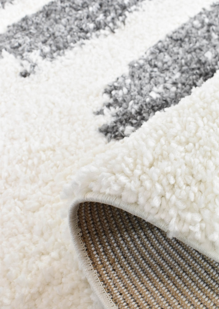 Hot Deal! Palermo Dark Grey Shaggy Rug 0B470A