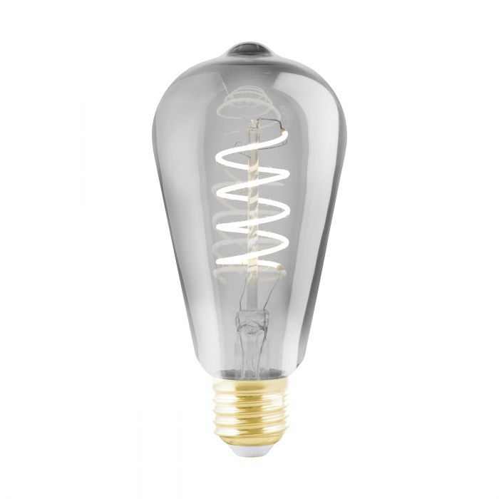 Special Offer: 6PCS 4W E27 2000K Dimmable LED St64 Black Transparent Bulbs