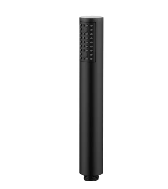 Stylish Round PAVIA Handheld Shower Set in Polished Matte Black