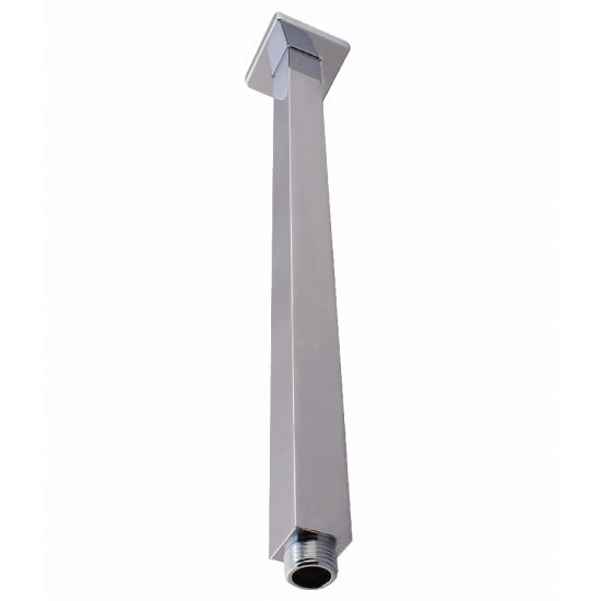 Hot Deal! 400mm Cavallo Brushed Nickel Square Ceiling Shower Arm