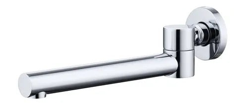 Hot Deal! PAVIA Chrome Swivel Round Bath Spout