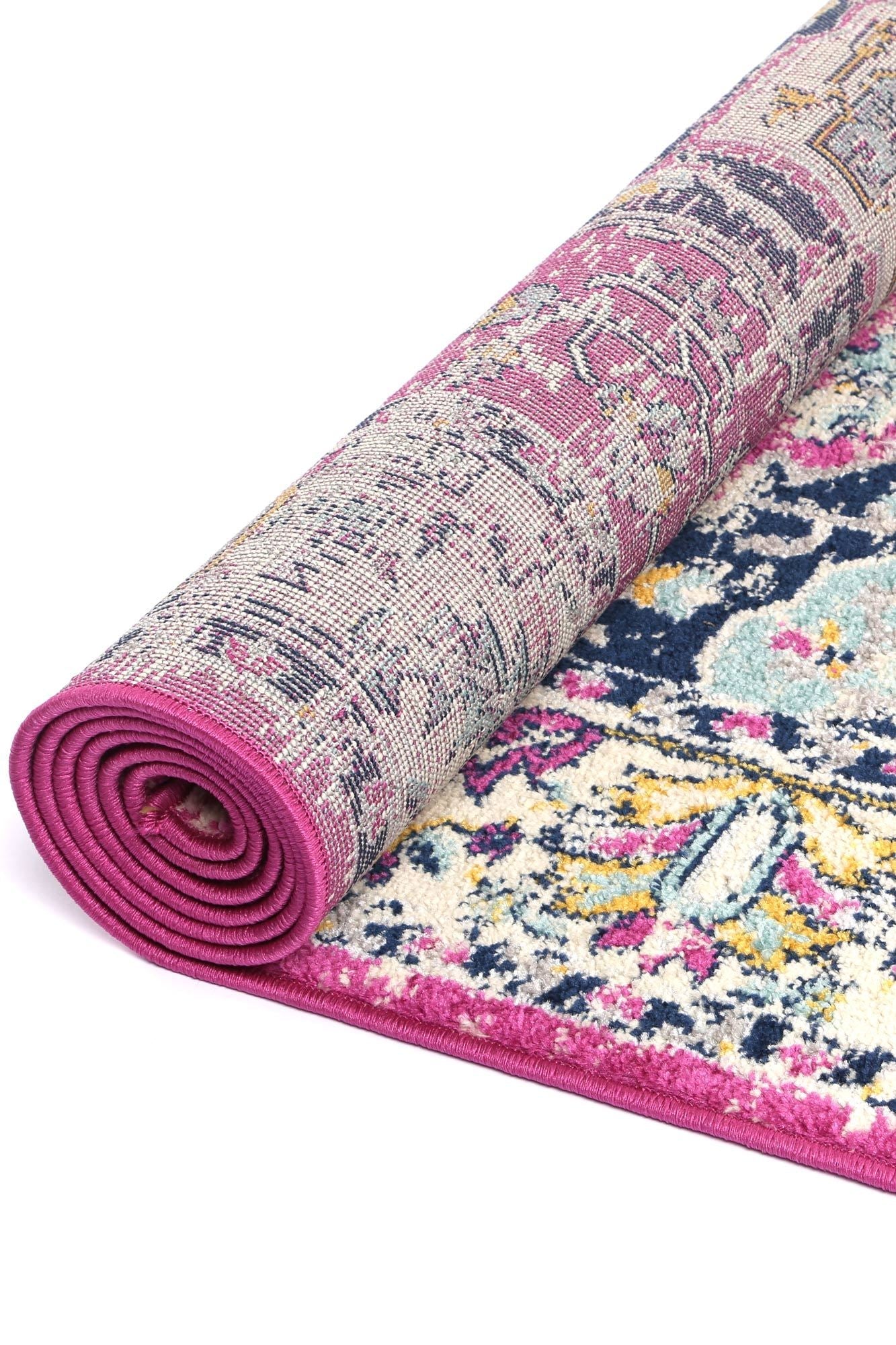Hot Deal! Palermo Turin Vibrant Pink Rug