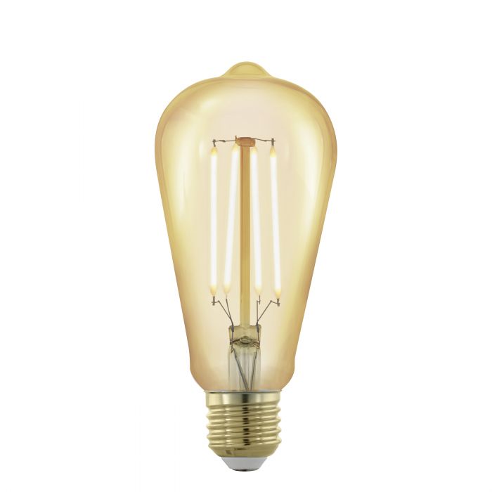 6PCS 4.5W E27 2200K Step-Dim LED St64 Ambient Filament Bulbs