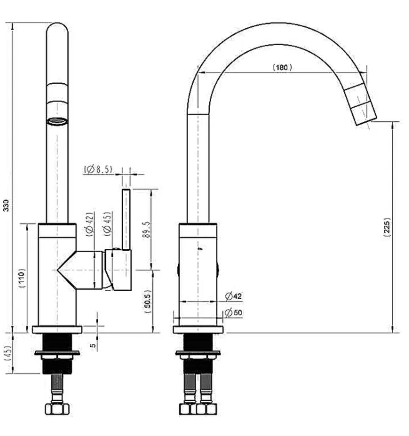 Pavia High - Quality Gooseneck Kitchen Mixer for Your Cooking Needs