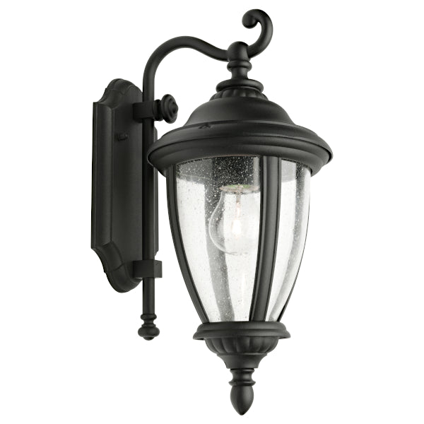 Exclusive 1Lt Oxford Exterior Wall Light in Stylish Black - Great Deal
