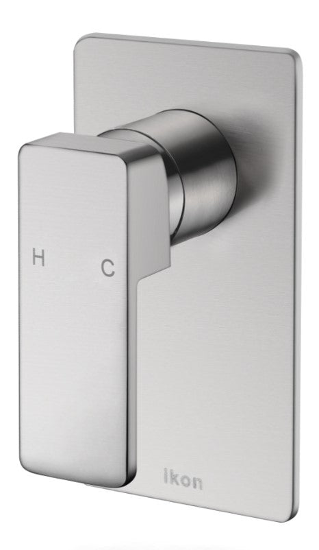 Brushed Nickel Finish Ceram Wall - Mounted Mixer