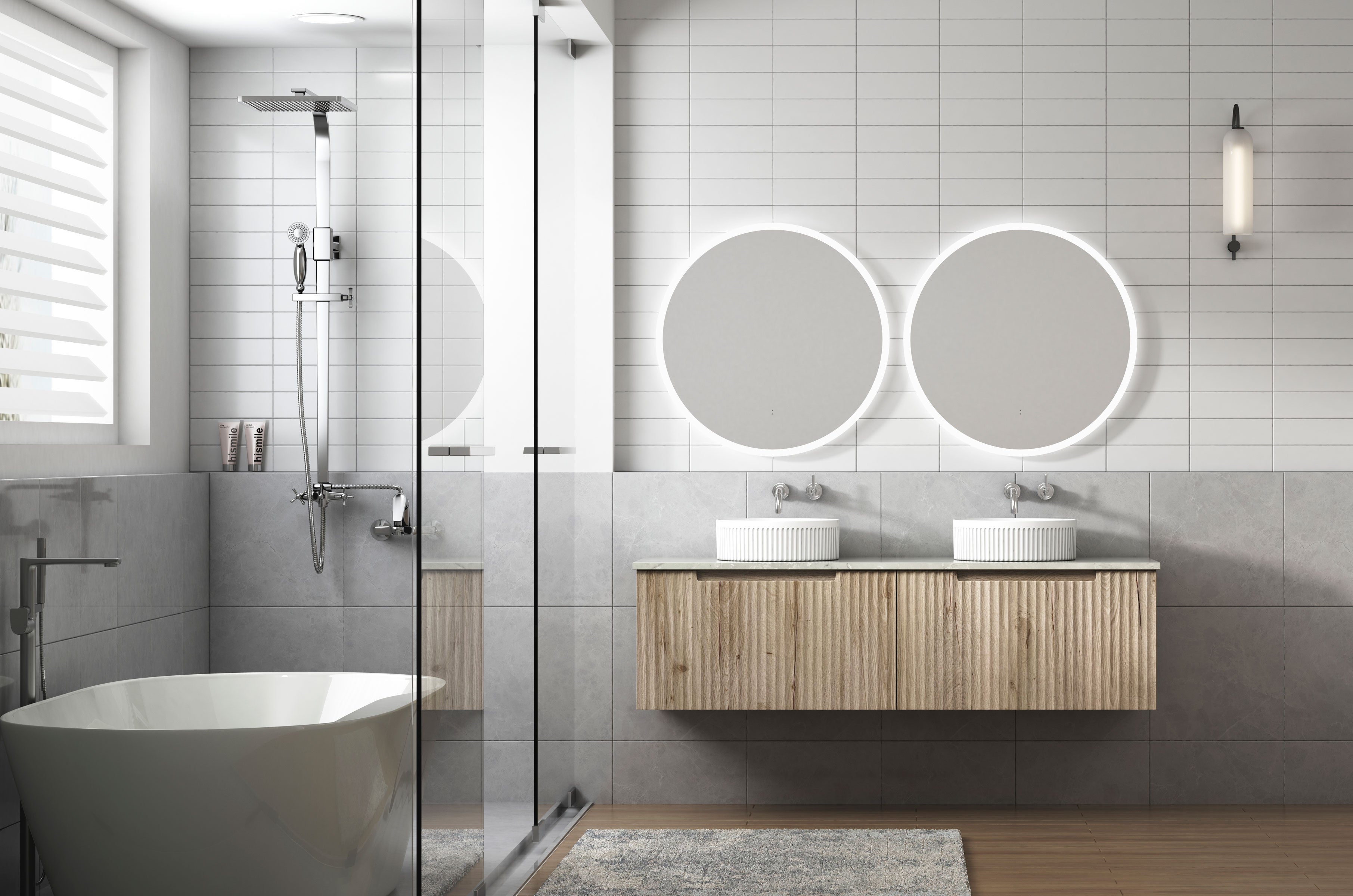 Exclusive CALDER Wall - Hung Vanity in Natural Oak (All Sizes)