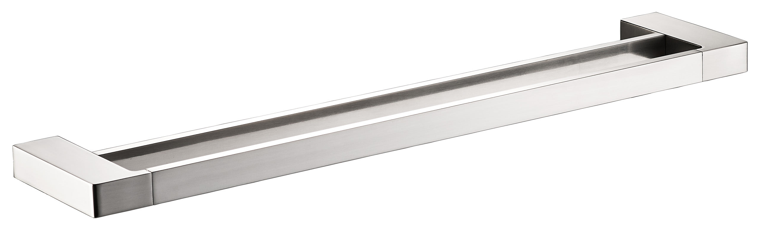 Hot Sale! 800 mm Brushed Nickel Double Ceramic Towel Rail for Bathroom