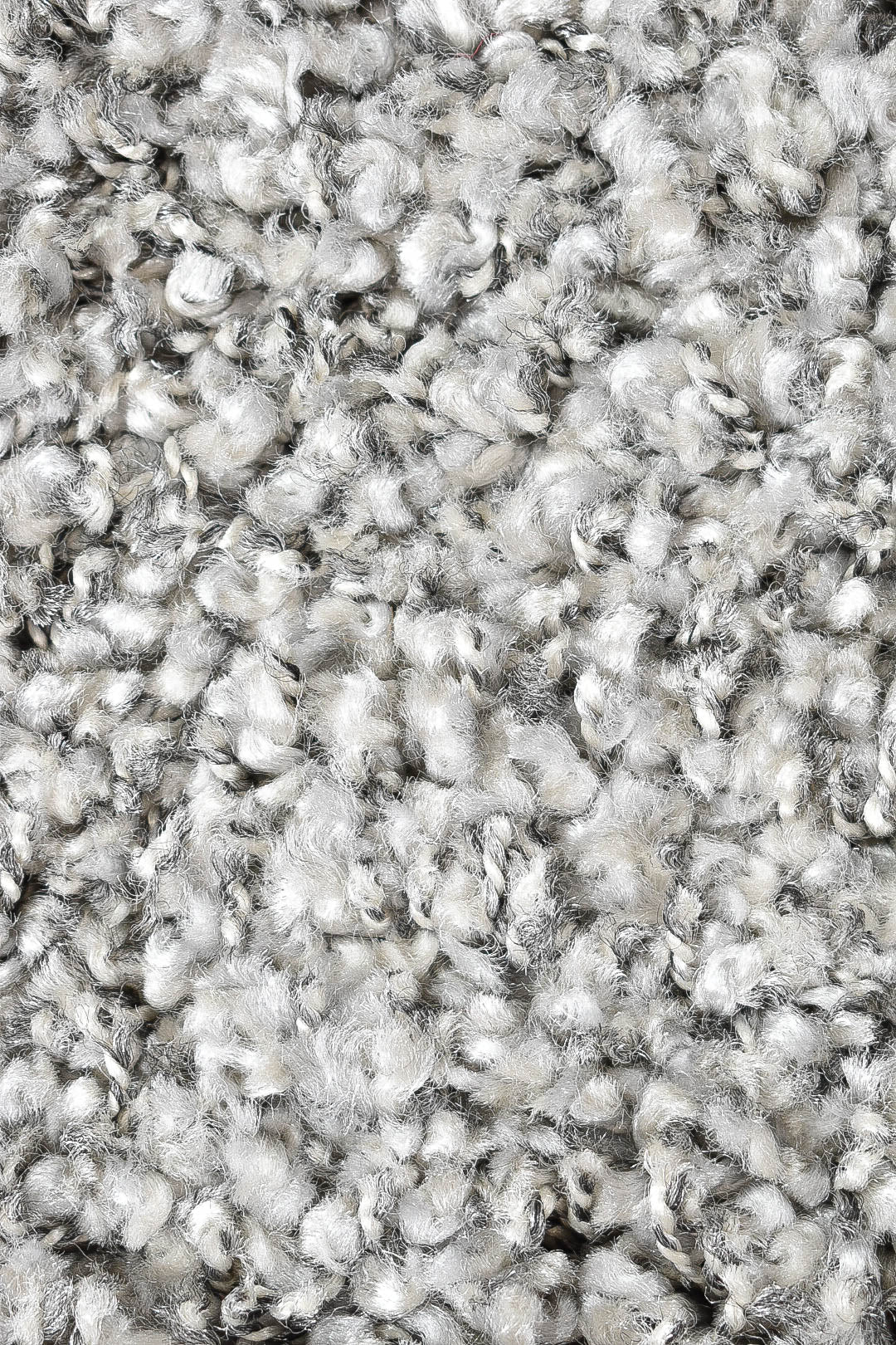 Stylish Palma Light Grey Polypropylene Rug with Soft Touch and Thick Pile