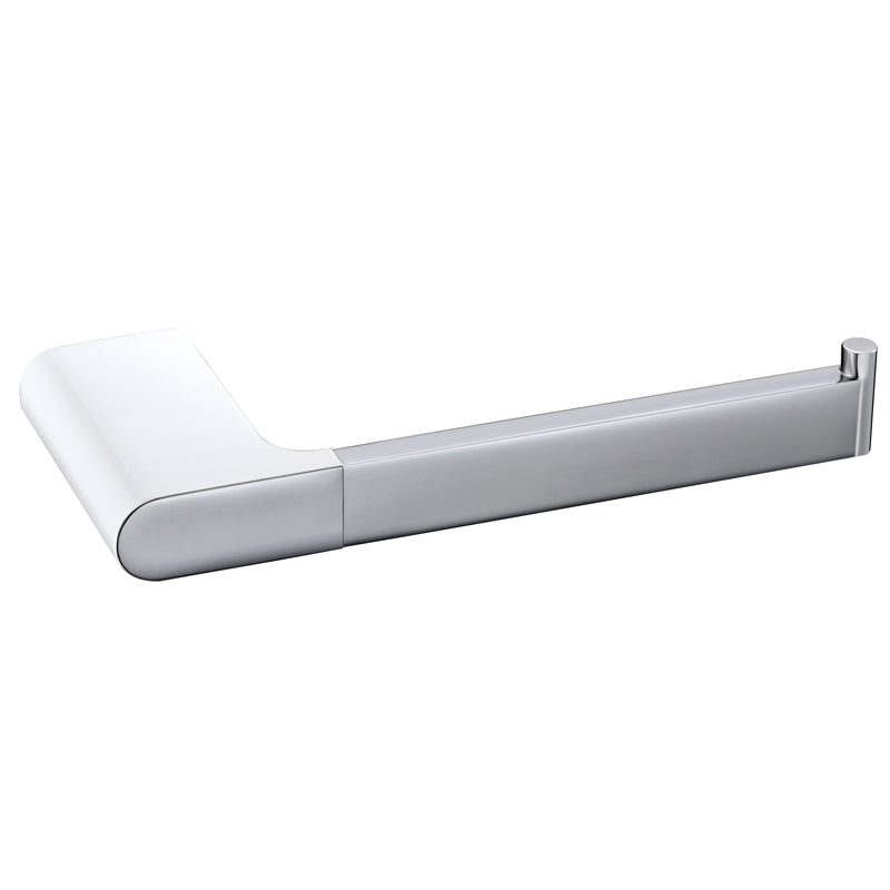 Hot Deal! Cora Chrome & White Toilet Roll Holder