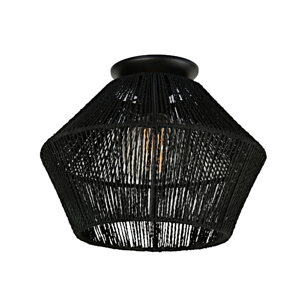 1lt Black Batten Fix Cassie with 60Watt BC Compatibility