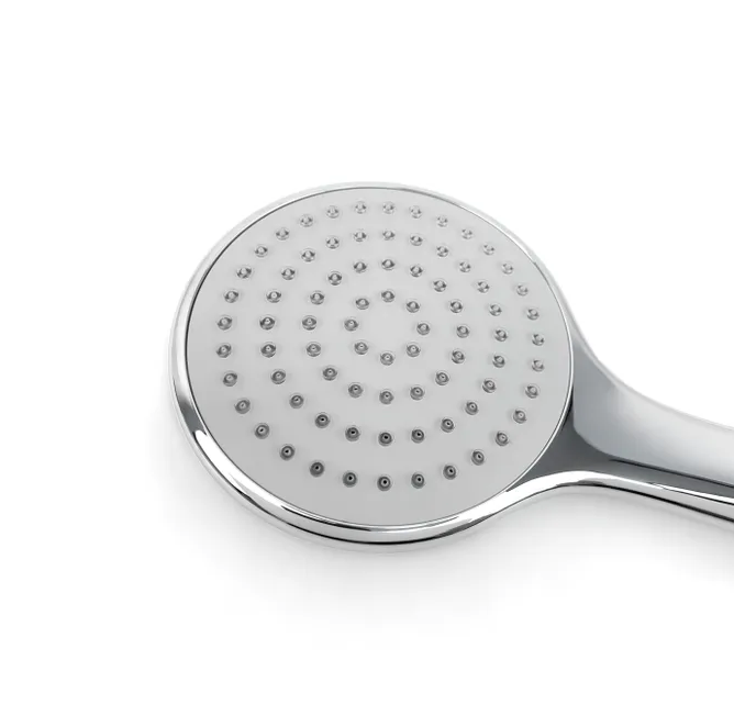 Hot Deal! PAVIA Chrome Shower Rail with Round Handheld Shower
