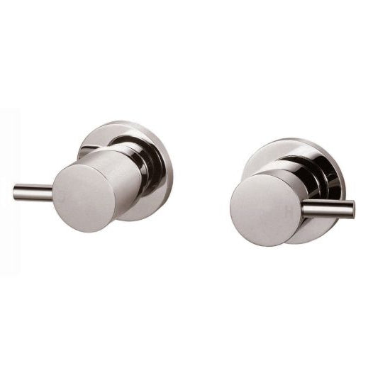 Hot Sale! Pentro Round Shower Taps Set in Brushed Nickel Finish