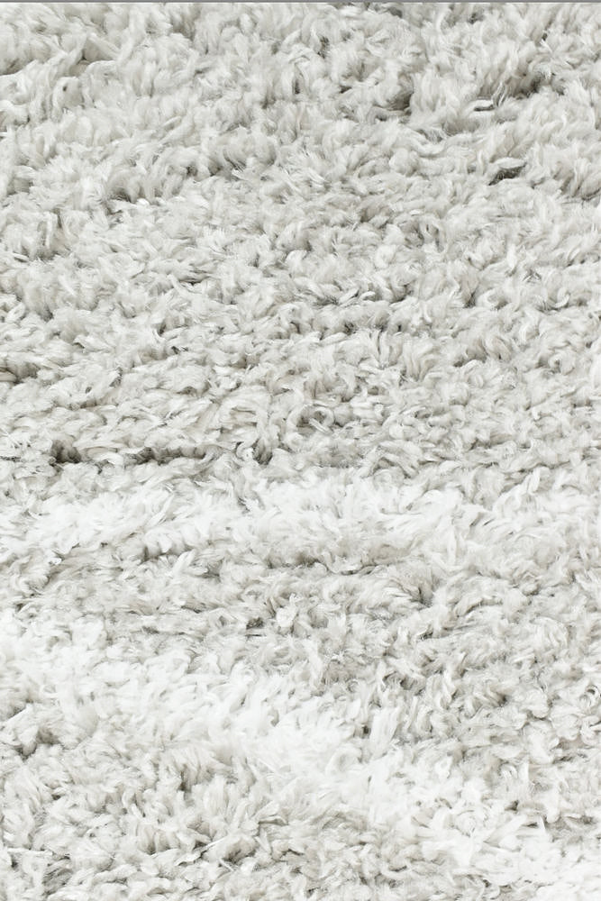 Cobi Soft and Stylish Light Grey Machine - Made Rug 8741A