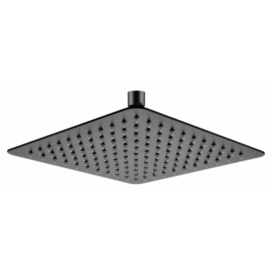 Hot Deal! Cavallo 250mm Ultra-Thin Matte Black Shower Head