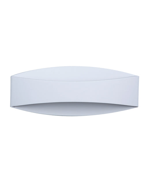 CANNES: Stylish Matte White LED Curved Wall Light for Interior