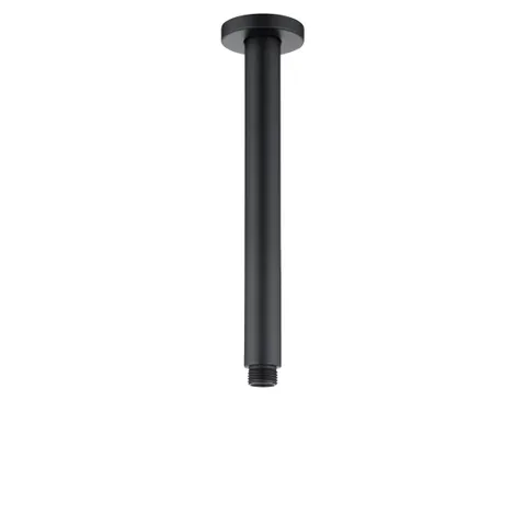 PAVIA 200mm Round Matte Black Ceiling Shower Arm with Excellent Design