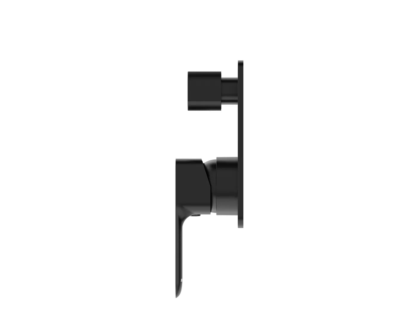 Matte Black Oskar Shower Mixer with Diverter for Durable Use