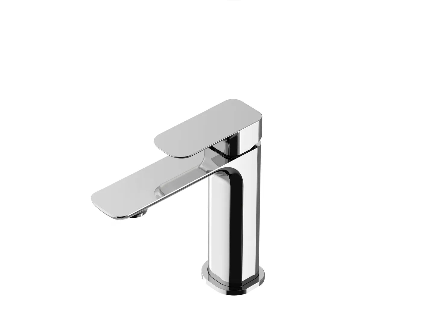 Chrome-plated Oskar Basin Mixer with Durable Finish