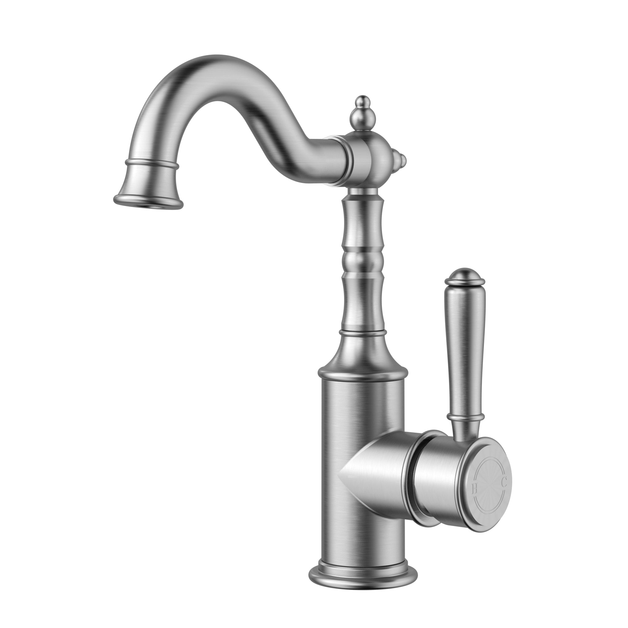 Brushed Nickel Clasico Basin Mixer with High - Quality Features