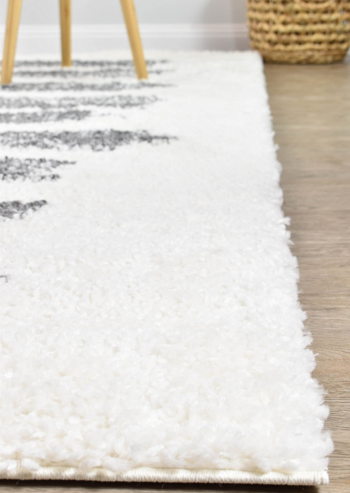 Hot Deal! Palermo Dark Grey Shaggy Rug 0B470A
