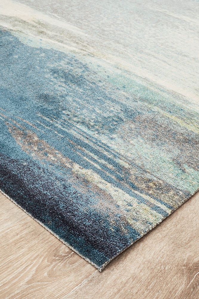 Stunning City Blue Monet Rug - Exclusive Design