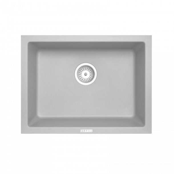 Hot Deal! CARYSIL Grey Granite Kitchen Sink - 610x457mm Big Bowl for Easy Kitchen Use