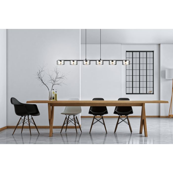 Modern COPILLOS Black Pendant Light - Ideal for Homes
