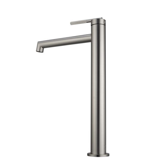 Hot Deal! Tall Brushed Nickel CADDENCE Basin Mixer