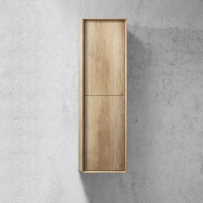 BYRON 1200mm Natural Oak Tall Boy - Stylish Bathroom Storage