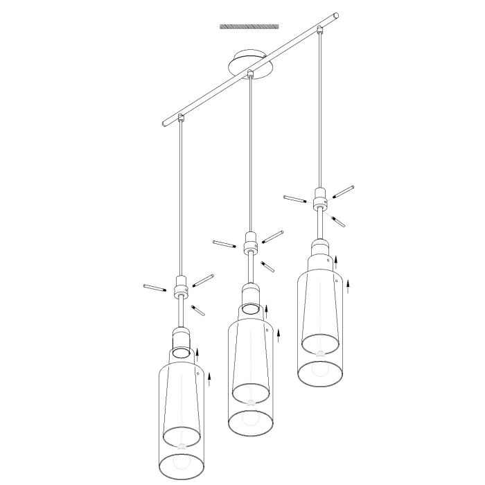 Hot Sale! White Glass PINTO 33 Pendant Light