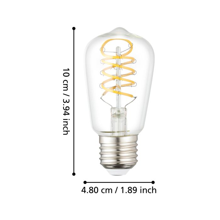 6-Pack E27 LED Drop-shaped Light Bulbs with 806 lm